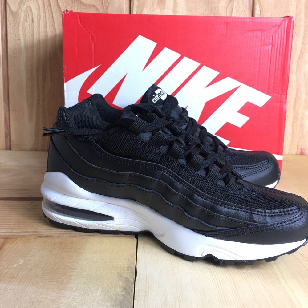 Nike Air Max ‘95 GS Black/White-Anthracite - Picture 2 of 7